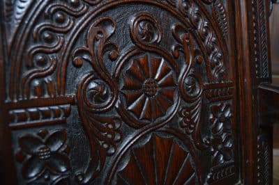 Edwardian Oak Arm Chair SAI3151 - Image 9