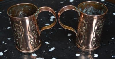 Pair Of Arts And Crafts Tankards SAI3145 - Image 5