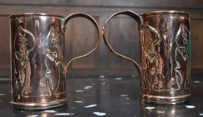 Pair Of Arts And Crafts Tankards SAI3145 - Image 4