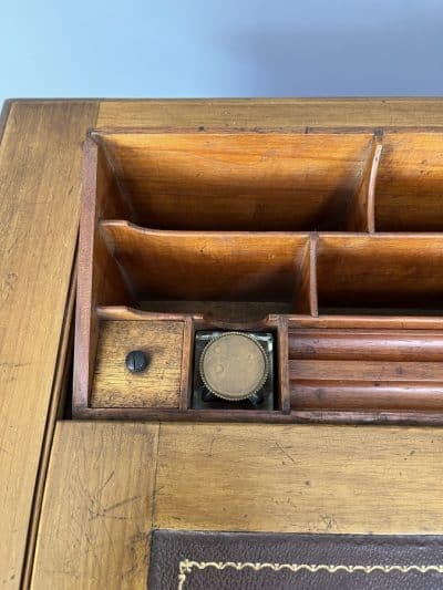 Arts & Crafts Walnut Writing Desk c1910 - Image 3