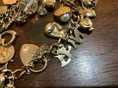 Gold Charm Bracelet 9CT - Image 3
