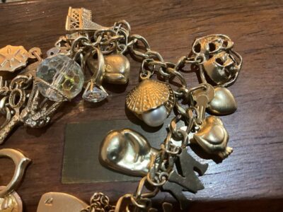 Gold Charm Bracelet 9CT - Image 4