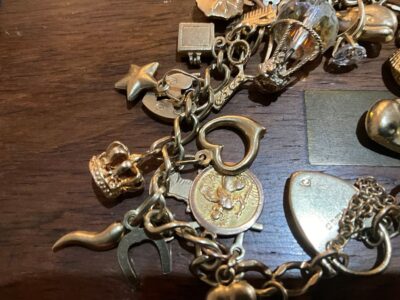 Gold Charm Bracelet 9CT - Image 5