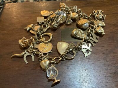Gold Charm Bracelet 9CT - Image 6