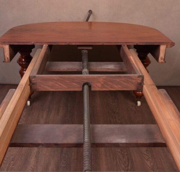 Quality Victorian Mahogany Extending Dining Table SAI1738 - Image 8