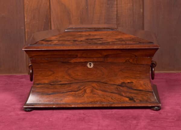 Victorian Rosewood Tea Caddy SAI2597