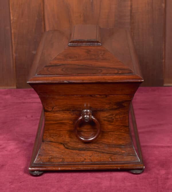Victorian Rosewood Tea Caddy SAI2597 - Image 2