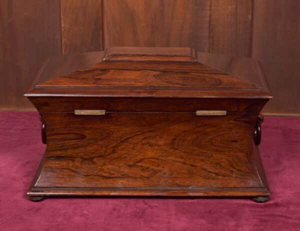 Victorian Rosewood Tea Caddy SAI2597 - Image 3