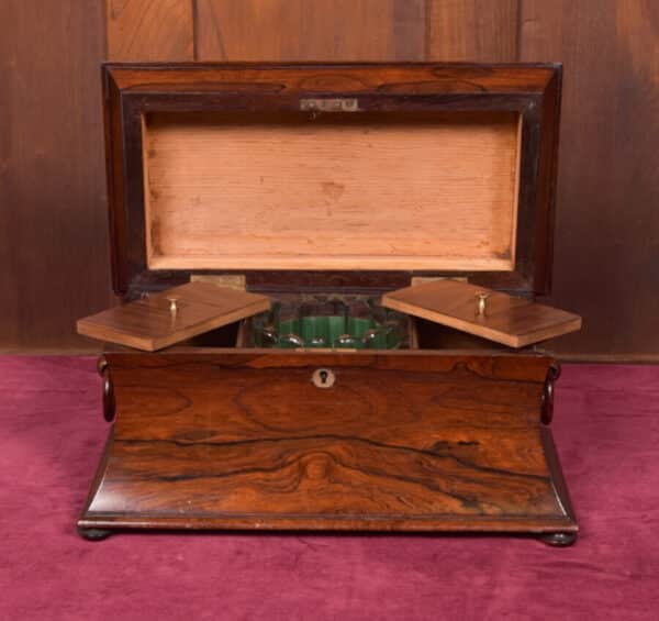 Victorian Rosewood Tea Caddy SAI2597 - Image 8
