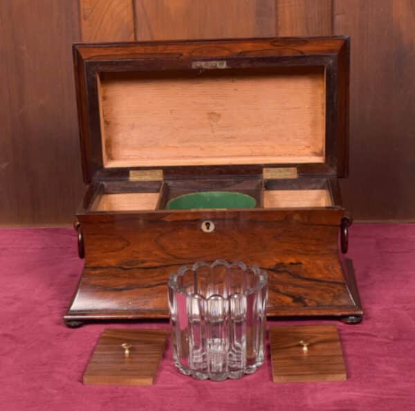 Victorian Rosewood Tea Caddy SAI2597 - Image 6