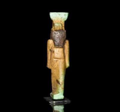Large Egyptian faience amulet of Nephthys - Image 3