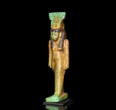 Large Egyptian faience amulet of Nephthys - Image 4