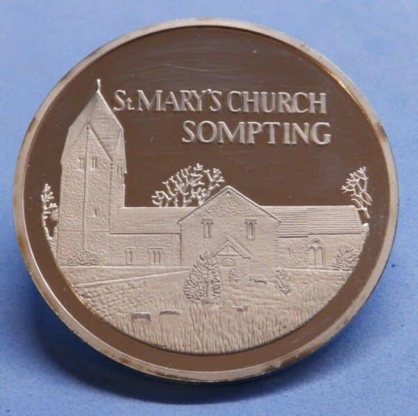Set of 36 fully hallmarked PROOF limited edition Churches of Britain English Sterling Silver 1974-1977 - Image 3