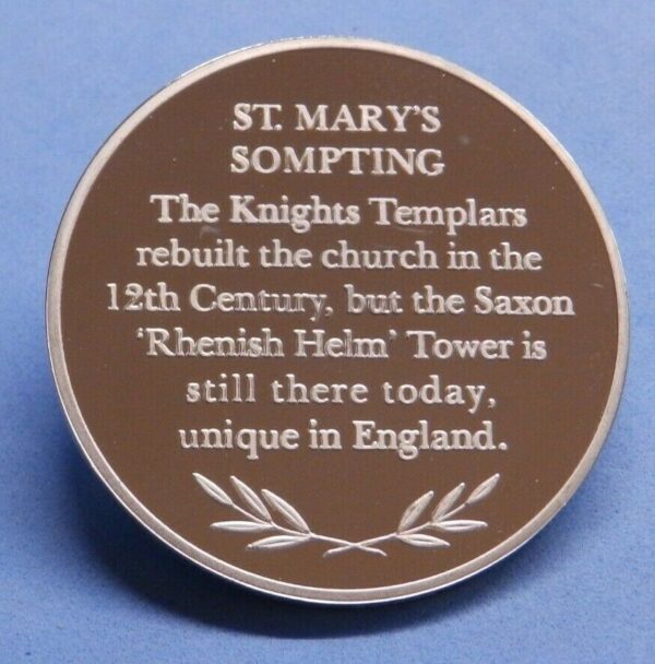 Set of 36 fully hallmarked PROOF limited edition Churches of Britain English Sterling Silver 1974-1977 - Image 4