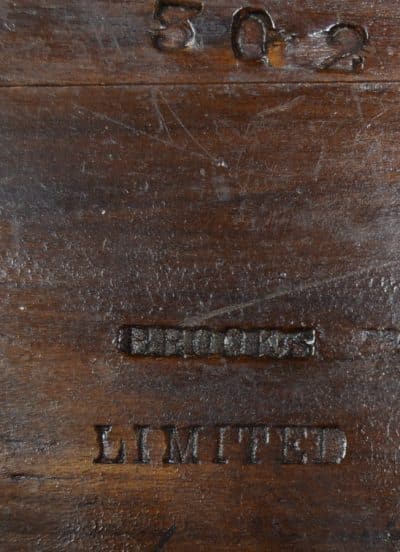 Victorian Brooks Mahogany Dressing Table Stool SAI3203 - Image 9