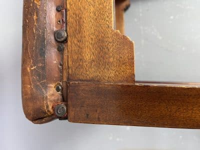 Early 20th Century Leather Stool - Image 6