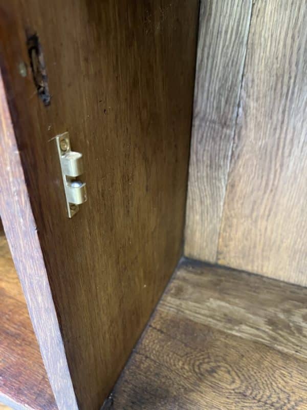 Arts & Crafts Oak Bookcase c1900 - Image 9