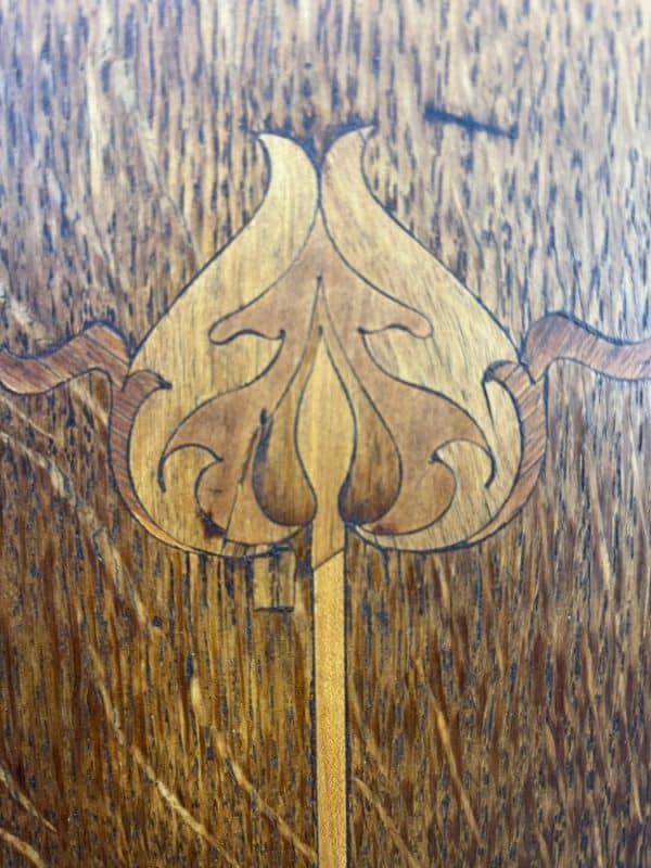 Arts & Crafts Oak Bookcase c1900 - Image 2