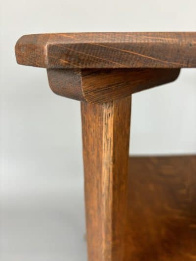 Cotswold School Oak Occasional Table - Image 5