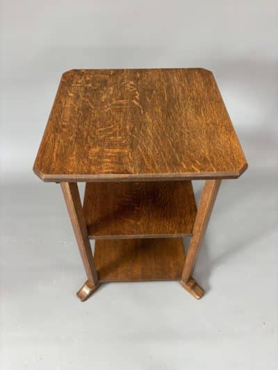 Cotswold School Oak Occasional Table - Image 2