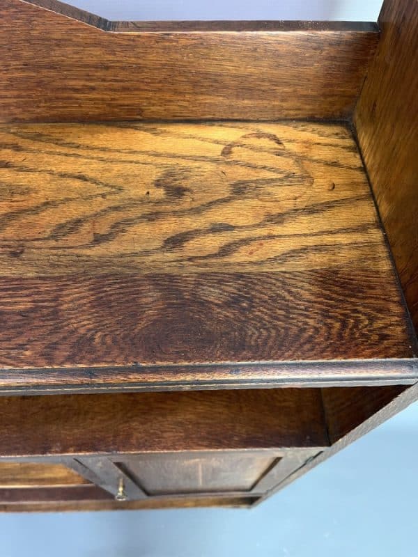 Arts & Crafts Oak Bookcase c1900 - Image 7