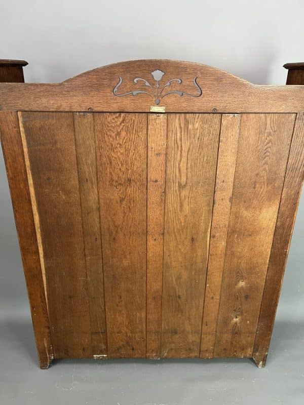 Arts & Crafts Oak Bookcase c1900 - Image 11