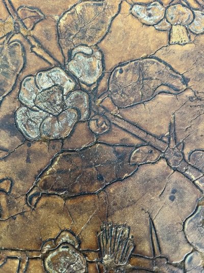 Early 20th Century Leather Stool - Image 3