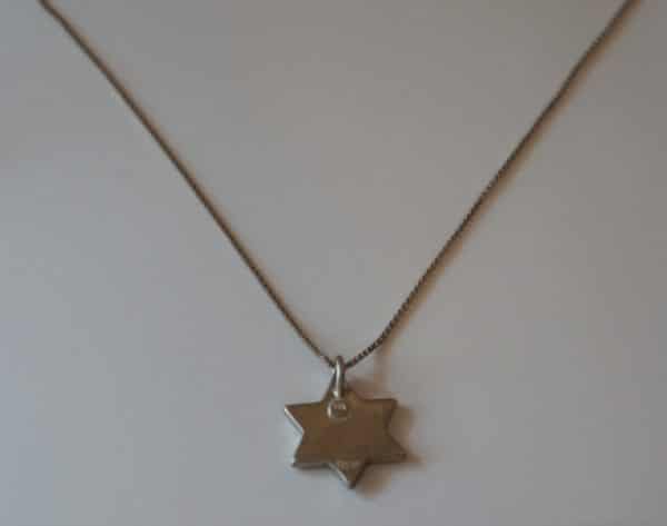 Vintage 925 Silver Enamel Star of David - ( 'Magen Dovid' ) Pendant - FREE UK Postage - Image 5