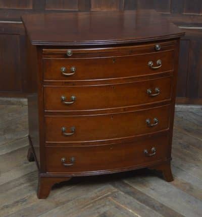 Edwardian Mahogany Bowfront Chest Of Drawers SAI3218