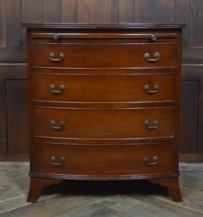 Edwardian Mahogany Bowfront Chest Of Drawers SAI3218 - Image 2