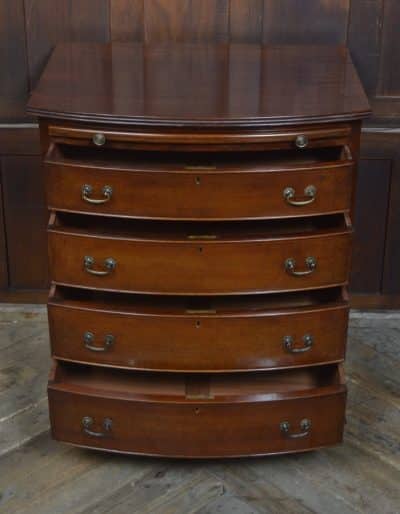 Edwardian Mahogany Bowfront Chest Of Drawers SAI3218 - Image 3