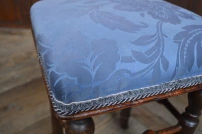 Victorian Brooks Mahogany Dressing Table Stool SAI3203 - Image 7