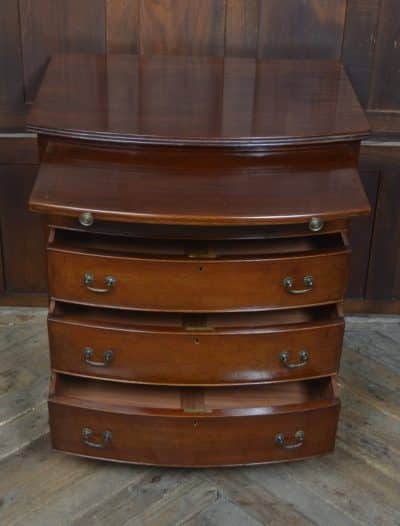 Edwardian Mahogany Bowfront Chest Of Drawers SAI3218 - Image 4