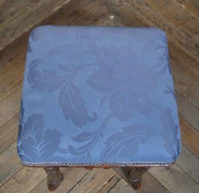 Victorian Brooks Mahogany Dressing Table Stool SAI3203 - Image 6