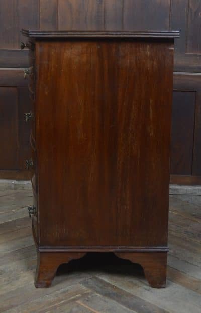 Edwardian Mahogany Bowfront Chest Of Drawers SAI3218 - Image 11
