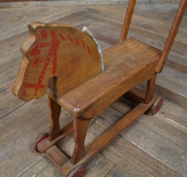 Vintage Push Along Horse SAI2849 - Image 6