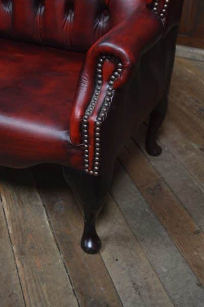 Miniature Wing Back Chesterfield Settee SAI3275 - Image 10