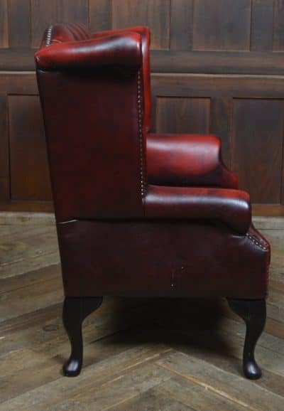 Miniature Wing Back Chesterfield Settee SAI3275 - Image 4