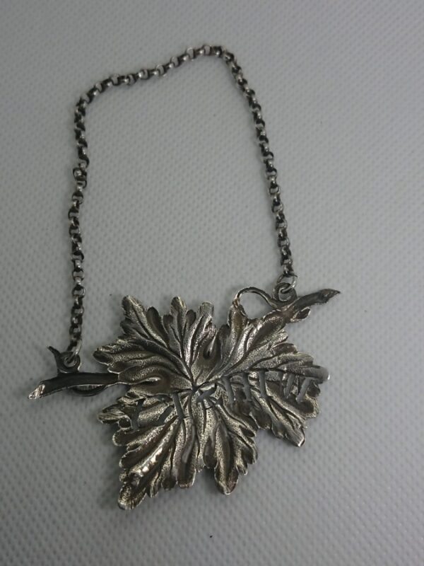 Antique Silver WHISKY Decanter Label by Joseph Willmore - Image 3