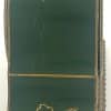 Fine Green Antique Hand painted Chinoiserie mantel Clock C1900 - Image 5