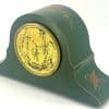 Fine Green Antique Hand painted Chinoiserie mantel Clock C1900 - Image 10