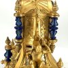 Stunning Rare Blue Sevres Porcelain Ormolu Bronze Mantel Clock – ca 1850 - Image 8