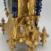 Stunning Rare Blue Sevres Porcelain Ormolu Bronze Mantel Clock – ca 1850 - Image 7
