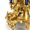 Stunning Rare Blue Sevres Porcelain Ormolu Bronze Mantel Clock – ca 1850 - Image 6