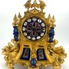 Stunning Rare Blue Sevres Porcelain Ormolu Bronze Mantel Clock – ca 1850 - Image 3