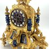 Stunning Rare Blue Sevres Porcelain Ormolu Bronze Mantel Clock – ca 1850 - Image 4
