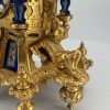 Stunning Rare Blue Sevres Porcelain Ormolu Bronze Mantel Clock – ca 1850 - Image 5