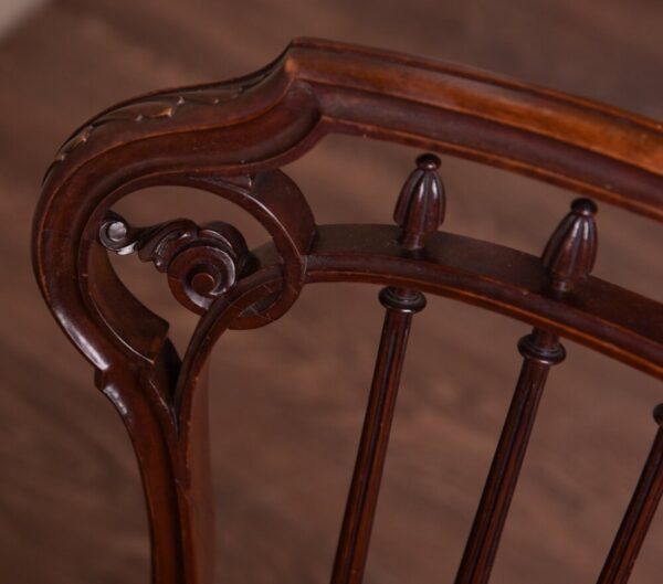 Victorian Walnut Nursing Chair SAI1760 - Image 14