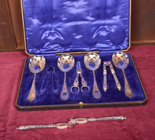 Silver Plate Fruit And Nut Serving Set SAI2601 - Image 5