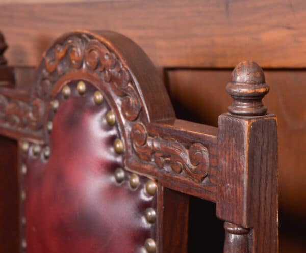Set Of 6 Edwardian Oak Chairs SAI2367 - Image 6